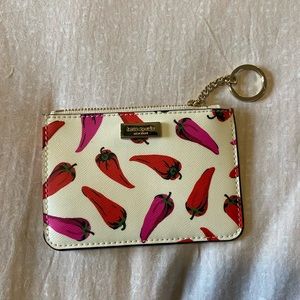 Kate Spade Pepper Card Case / Keychain /wallet